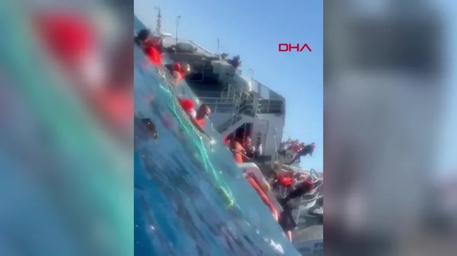 Girne Açıklarındaki Deniz Kazasına Ait Yeni Görüntüler Gün yüzüne Çıktı
