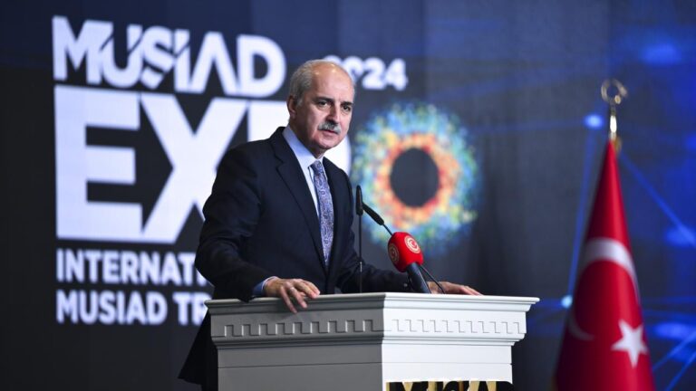 TBMM Başkanı Kurtulmuş: Kendini dokunulmaz sanan İsrail’e dokunuldu.