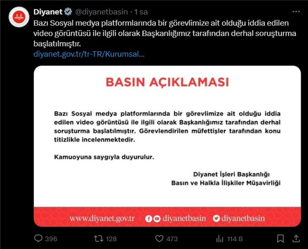 Sosyal medyadaki görüntü gündemdi! Diyanet önlemler aldı ... Soruşturma, 270.000 dolarlık Yolsuzluk Talep Talebi 2