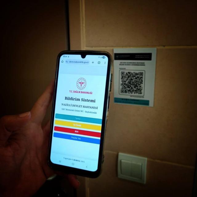 Dijital temizlik dönemi, AYDIN ​​2'deki hastanelerde QR kodu ile başladı